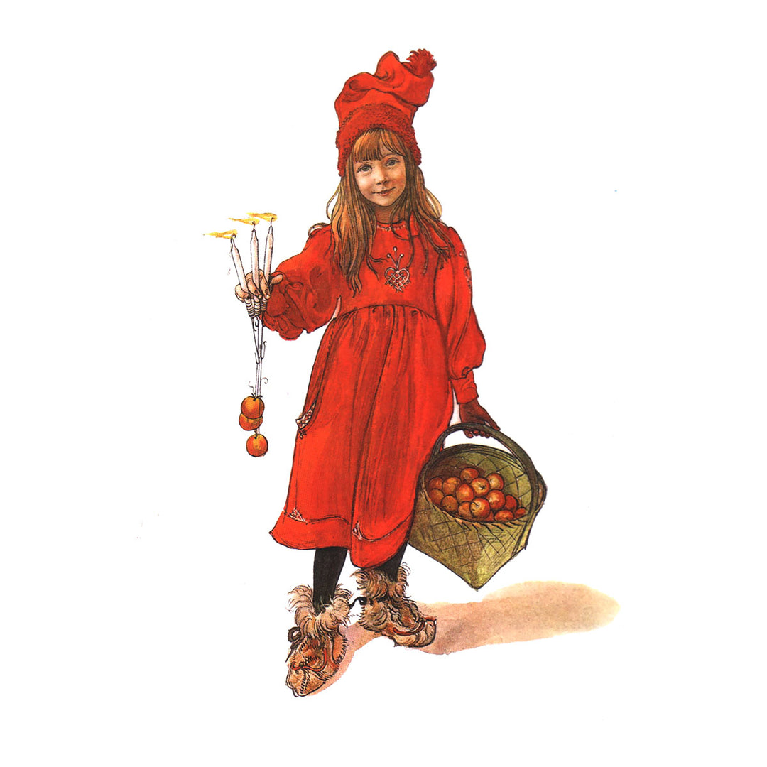 Carl Larsson Christmas Cards Apple Girl Pkg of 6