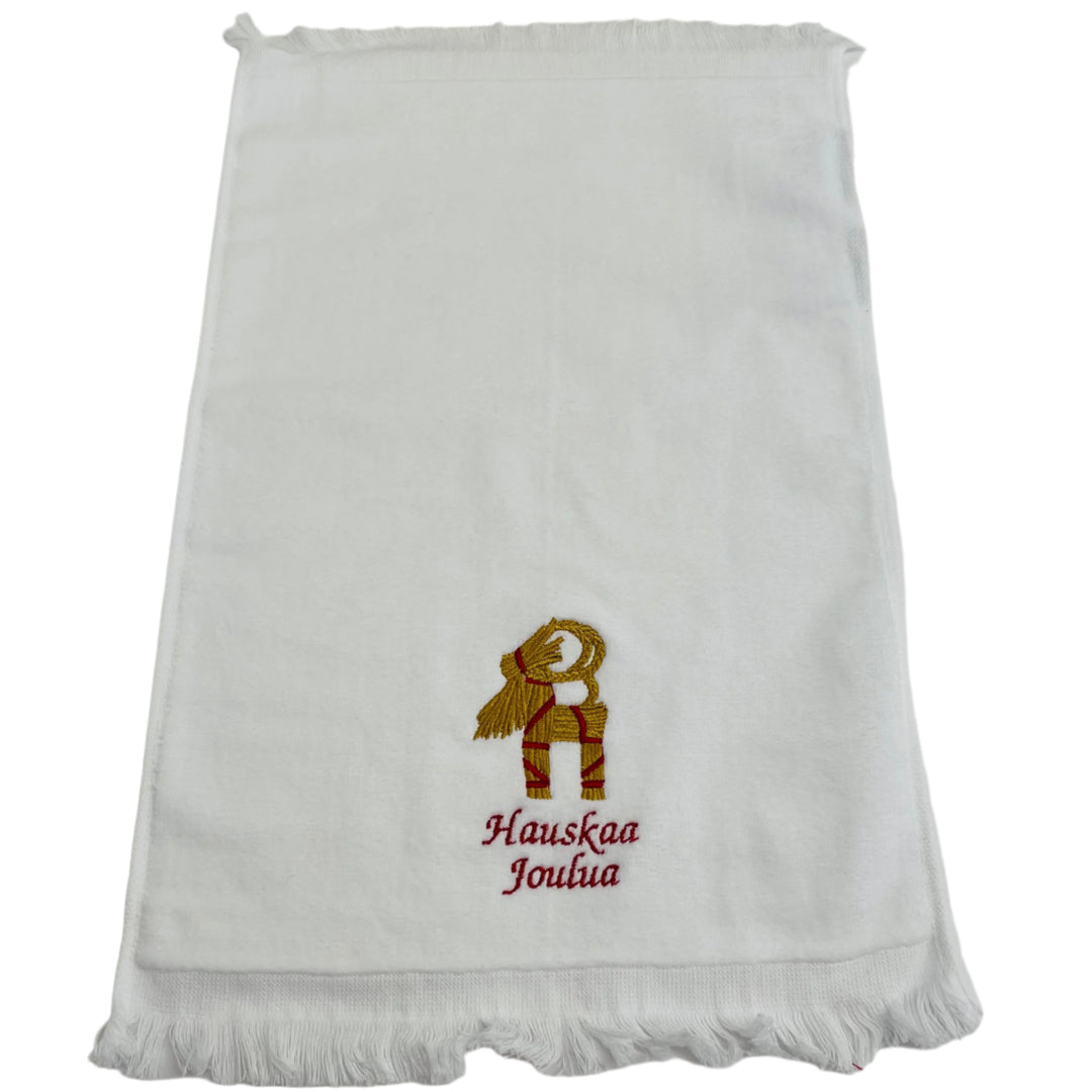 Finger tip towel - Hauskaa Joulua Goat