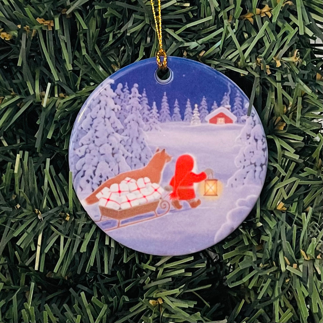 Ceramic Ornament, Eva Melhuish Tomte & Fox
