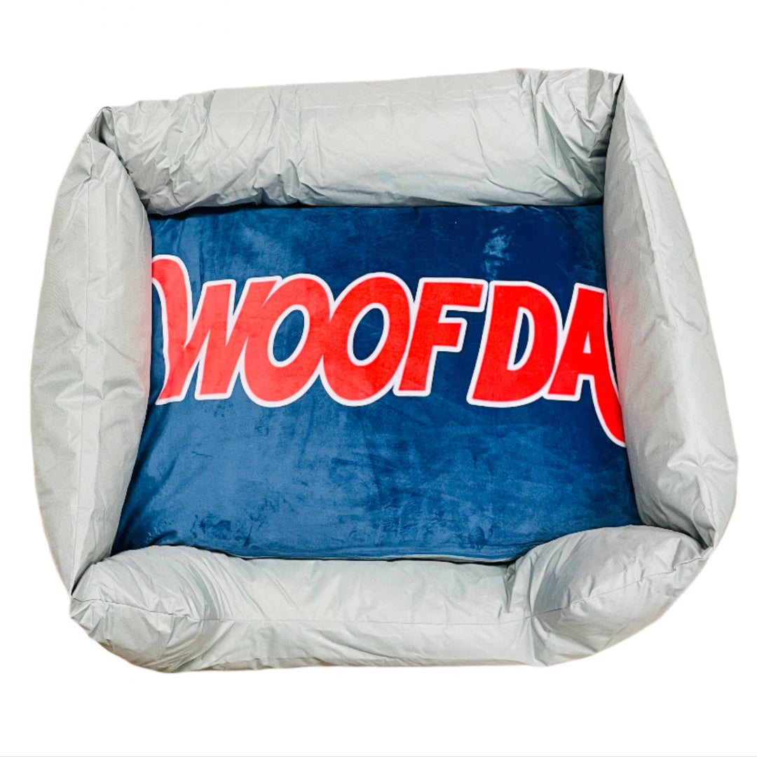 Oxford Cloth Padded Pet Bed with WoofDa