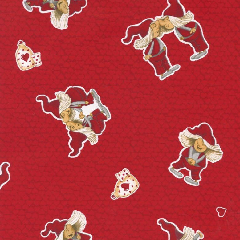 Kissing Gnomes Gift wrap or Craft paper