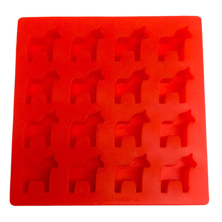 Dala horse mold for ice cubes, candy, soaps