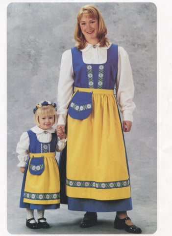 Swedish National Costume Dress for Ladies