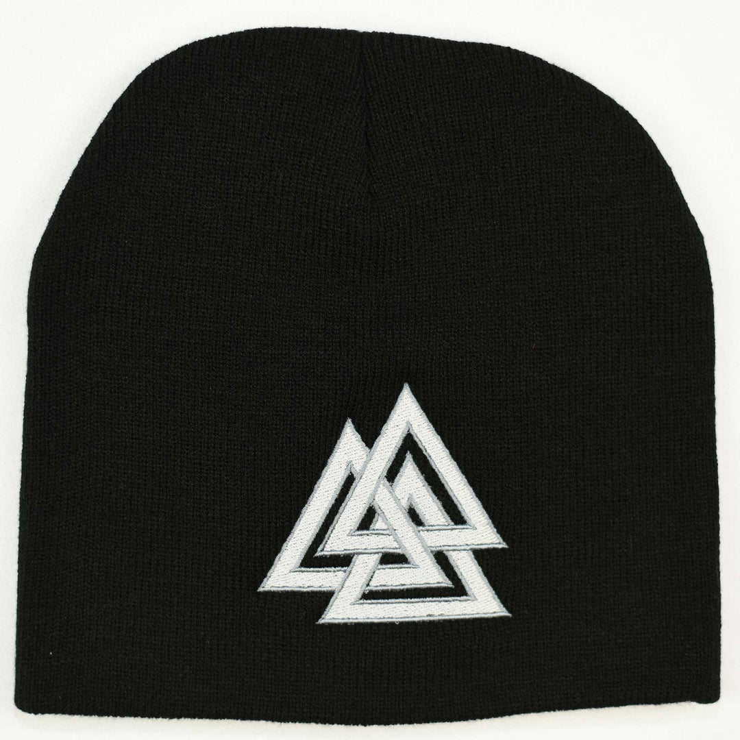 Knit beanie hat - Valknut