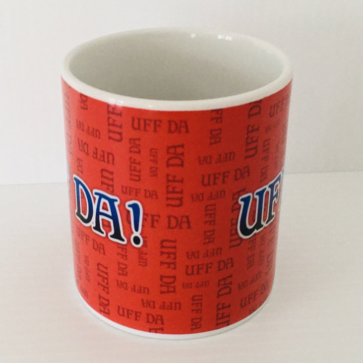 Uff Da! Norwegian colors coffee mug