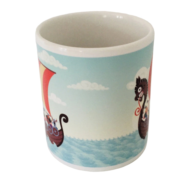Viking Ship coffee mug