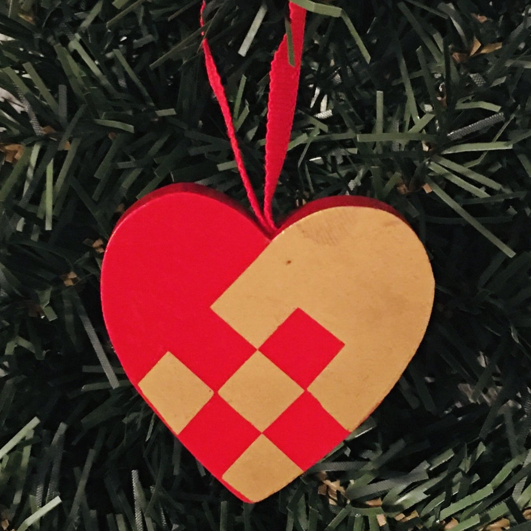 Heart Basket Ornament