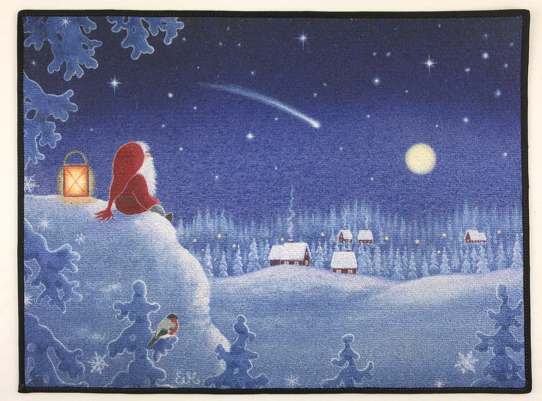 Eva Melhuish Door Mat Rug - Shooting star rug
