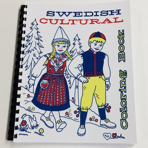 Swedish Cultural coloring book