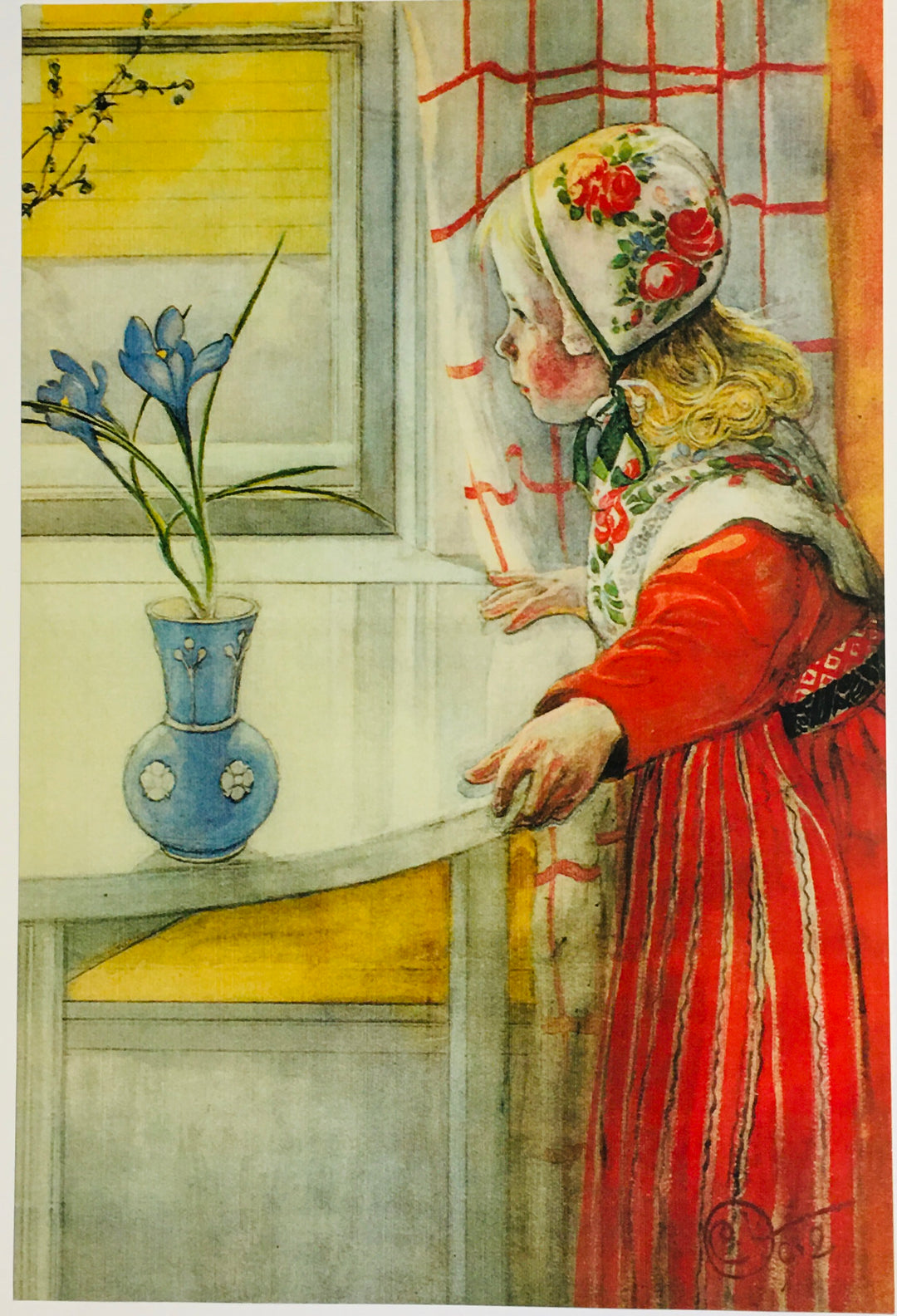 Carl Larsson Karin at the Window Artist Print
