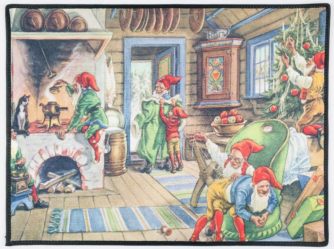 Busy Tomte Door Mat Rug