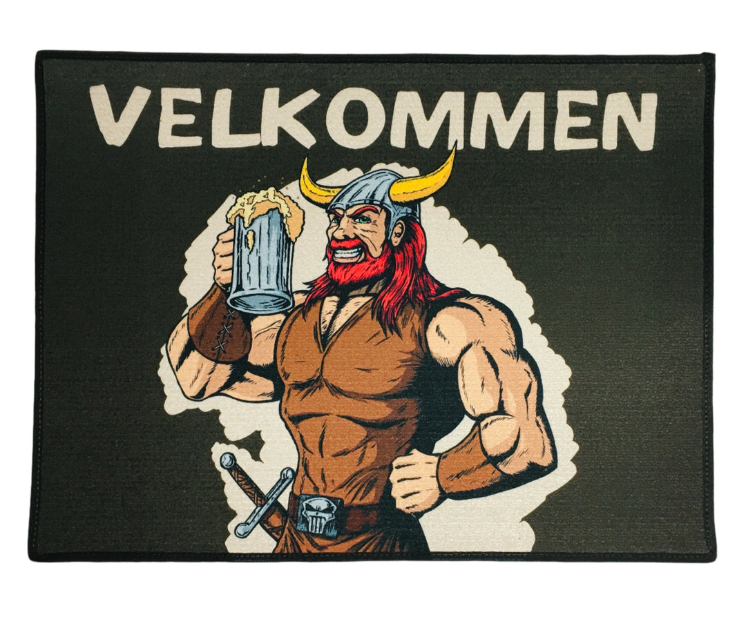 Velkommen Viking Door Mat Rug