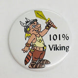 101% Viking round button/magnet