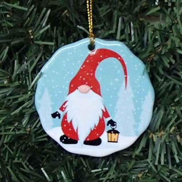 Ceramic Ornament, Gnome