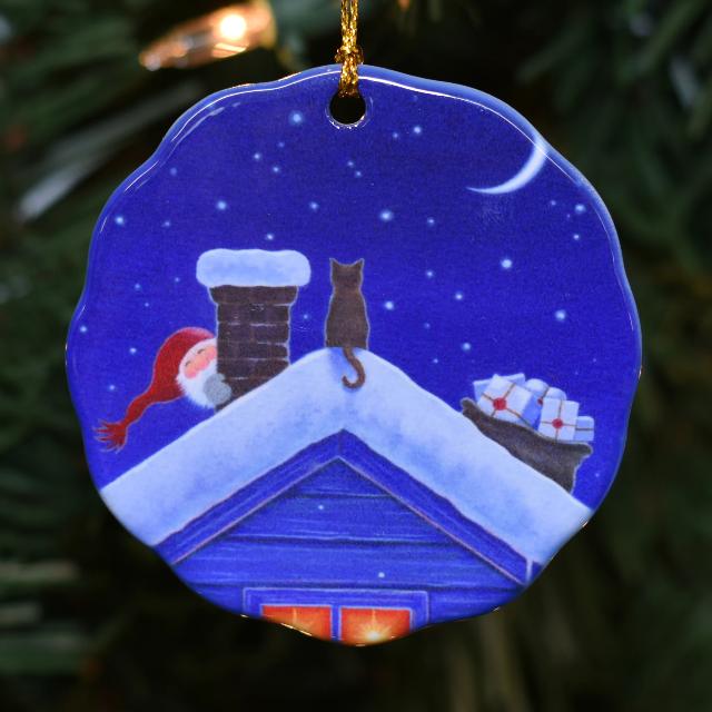 Wood & Ceramic DIY Christmas Ornaments