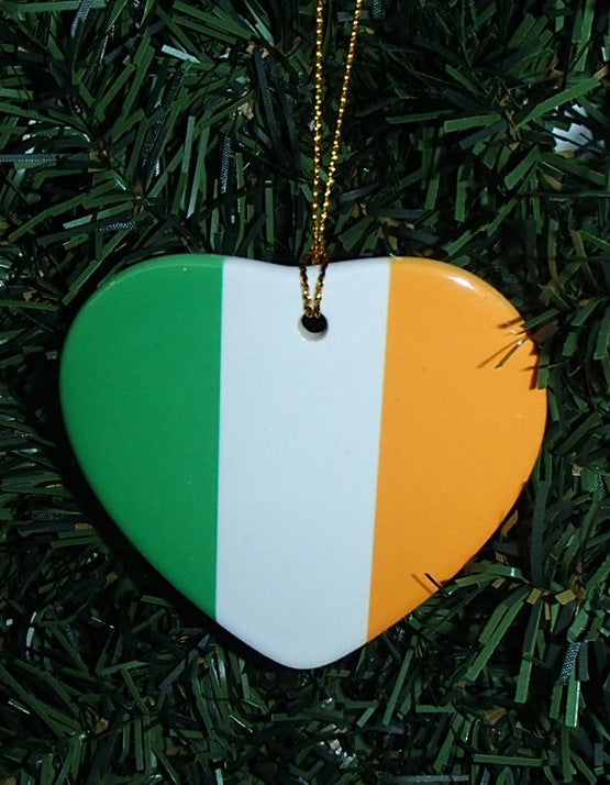 Ceramic heart ornament, Ireland