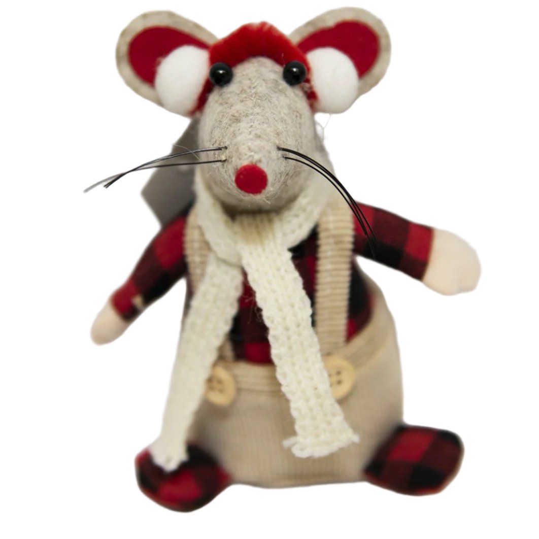Nordic mouse with plaid jacket