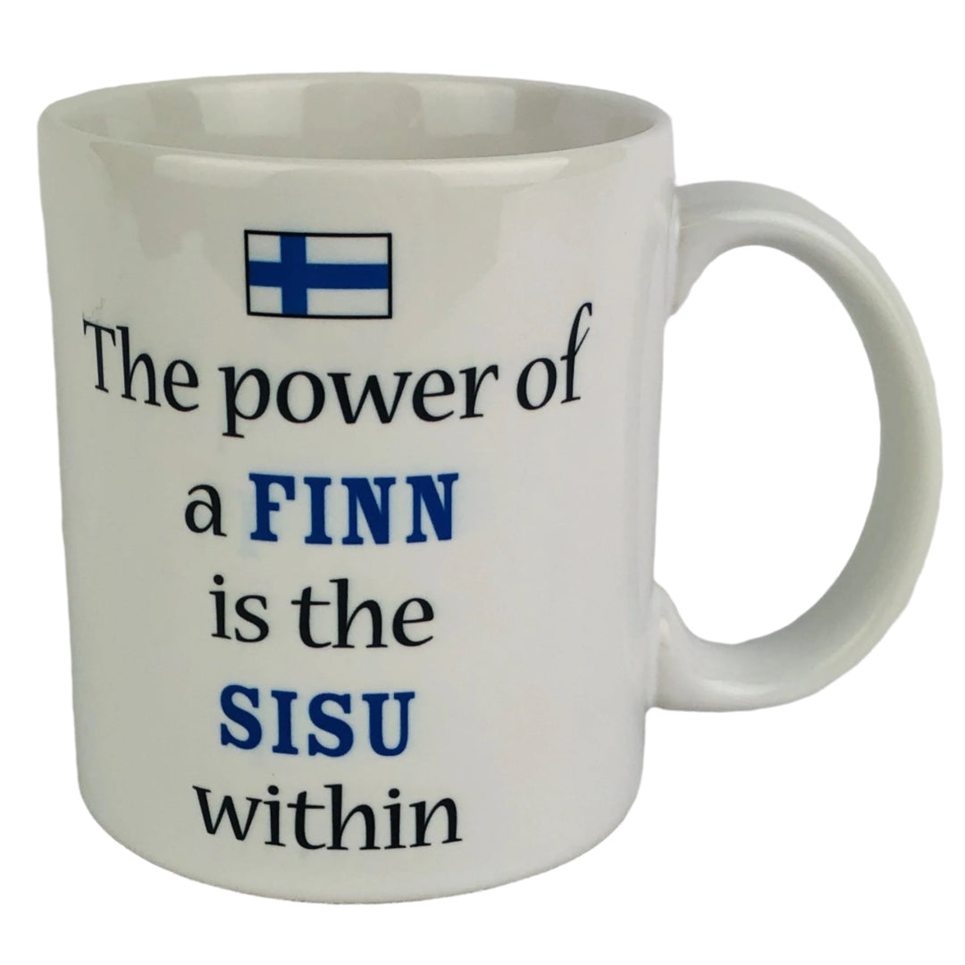 Power of a Finn is the Sisu within coffee mug