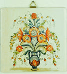 6" Ceramic Tile, Pieper Bloomquist Kurbits Flower Vase