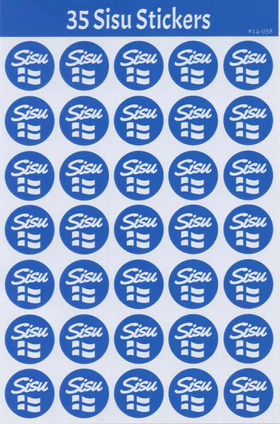 Finnish Flag Sisu Stickers