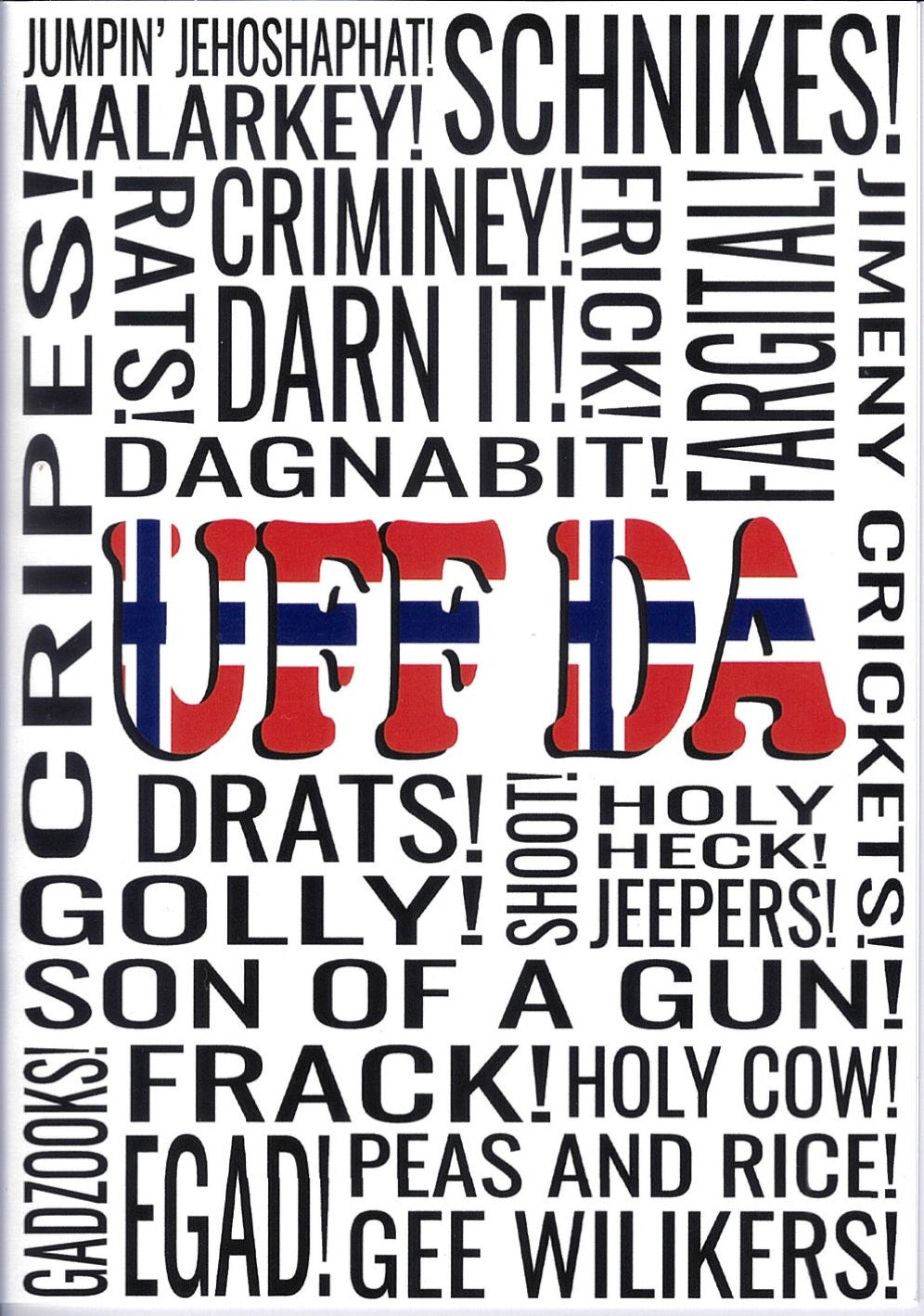 Uff da Birthday Card