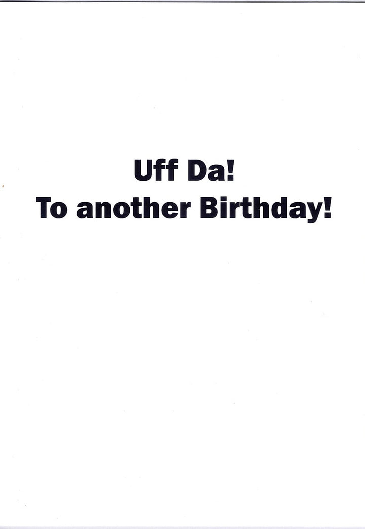 Uff da Birthday Card