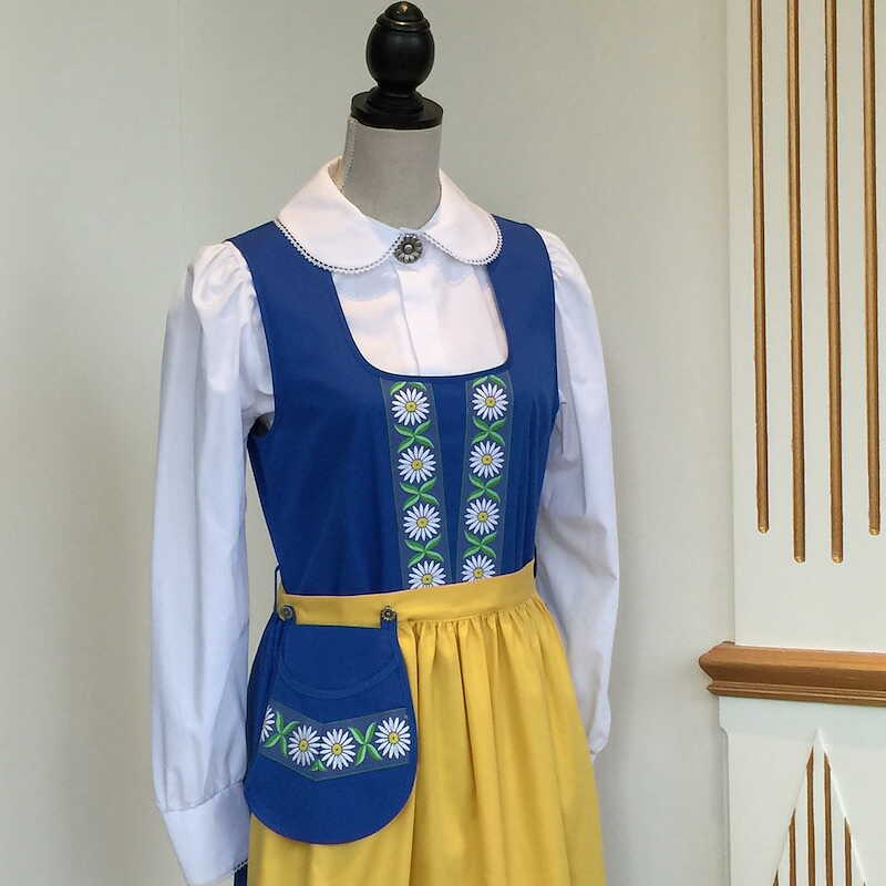 Swedish National Costume Dress for Ladies