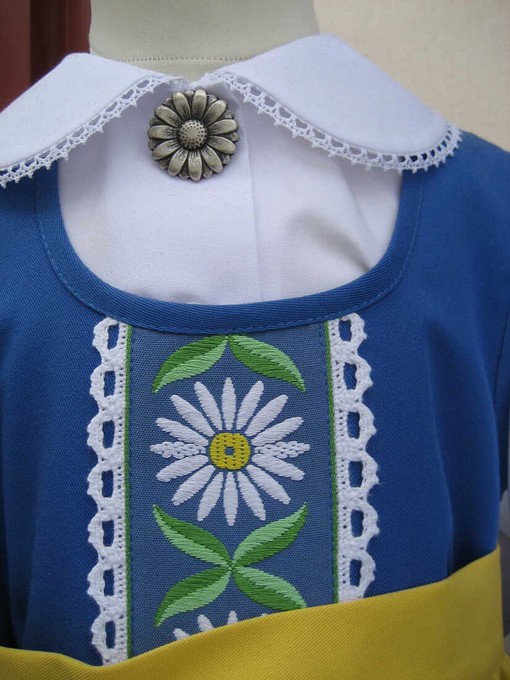 Swedish National Costume Dress for Girls