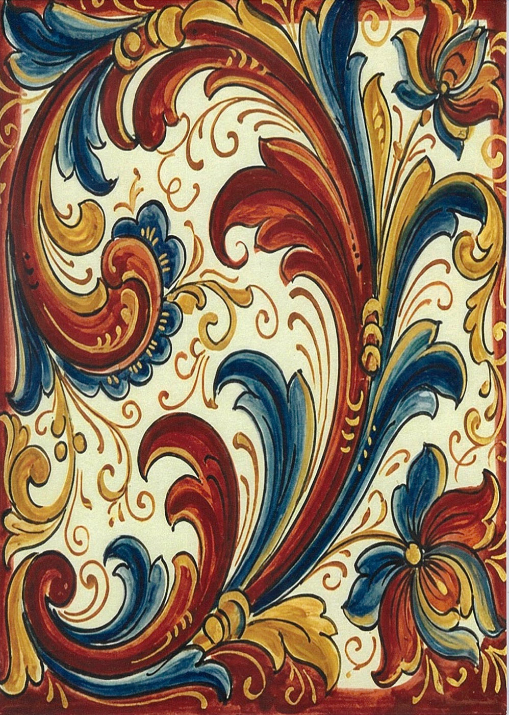 Note Card - Rosemaling