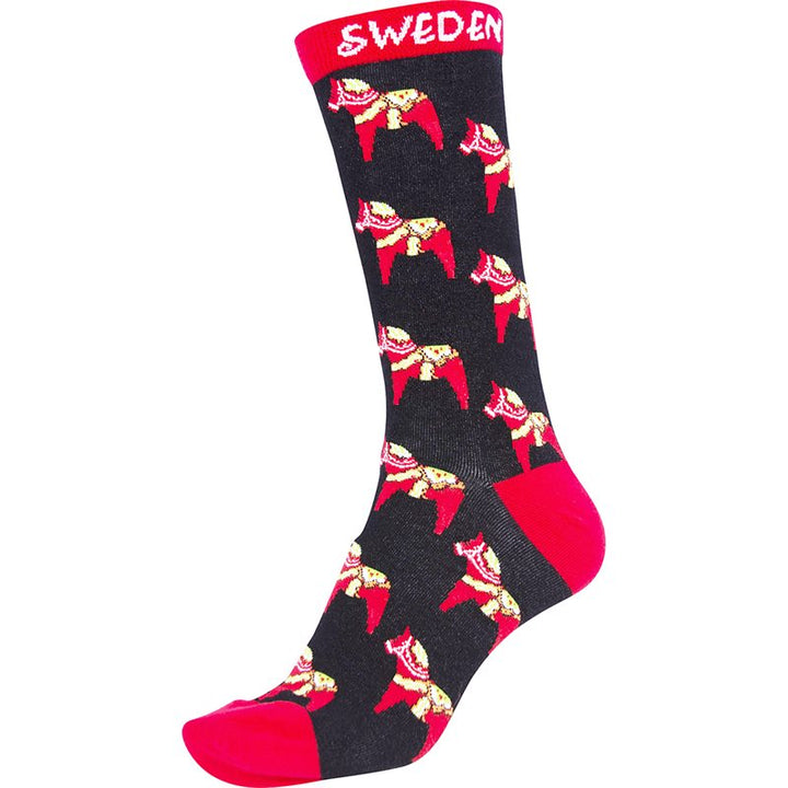 Dala Horses Socks - Black