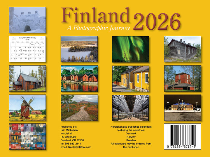 Finland Calendar for 2026