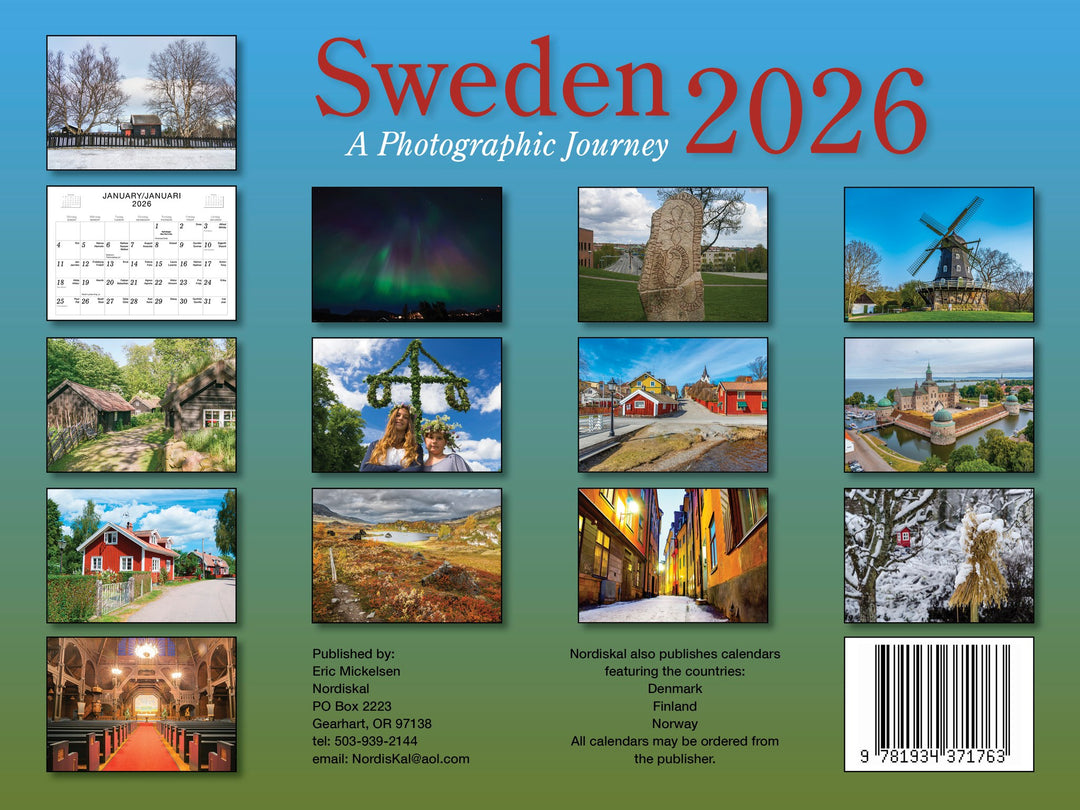 Sweden Calendar for 2026