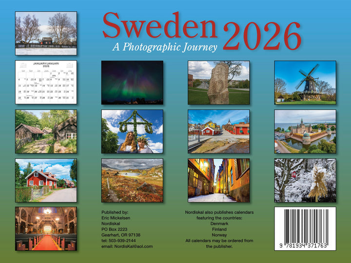Sweden Calendar for 2026