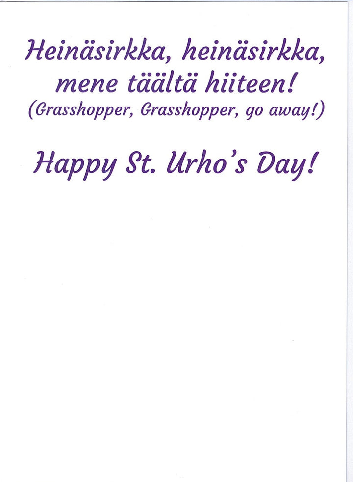 St Urho's Day Card