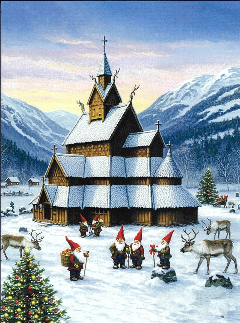 Boxed Note cards, Christmas Church assortment