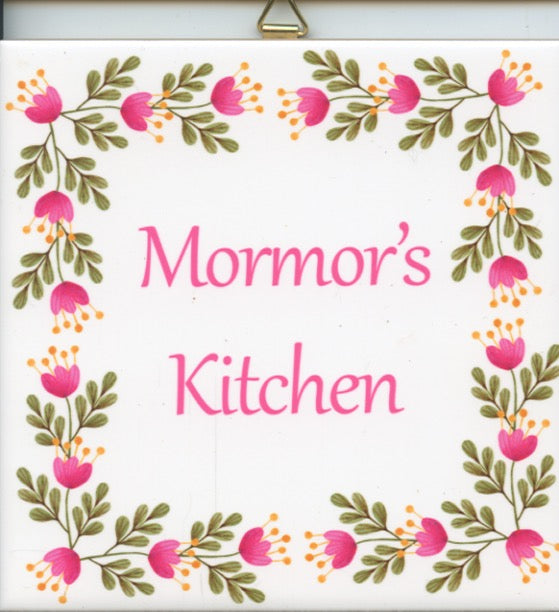 6" Ceramic tile, Mormor's Kitchen