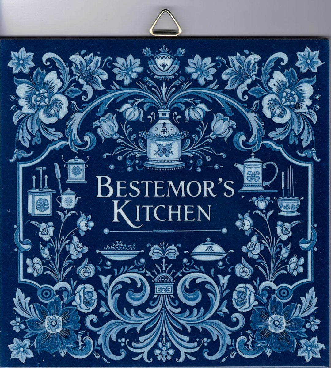 6" Ceramic tile, Bestemor's Kitchen