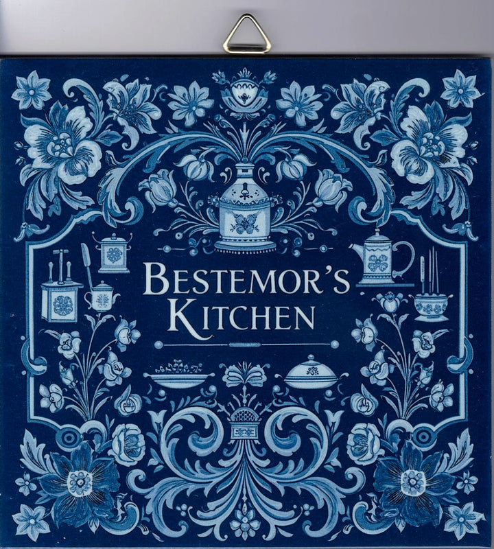 6" Ceramic tile, Bestemor's Kitchen