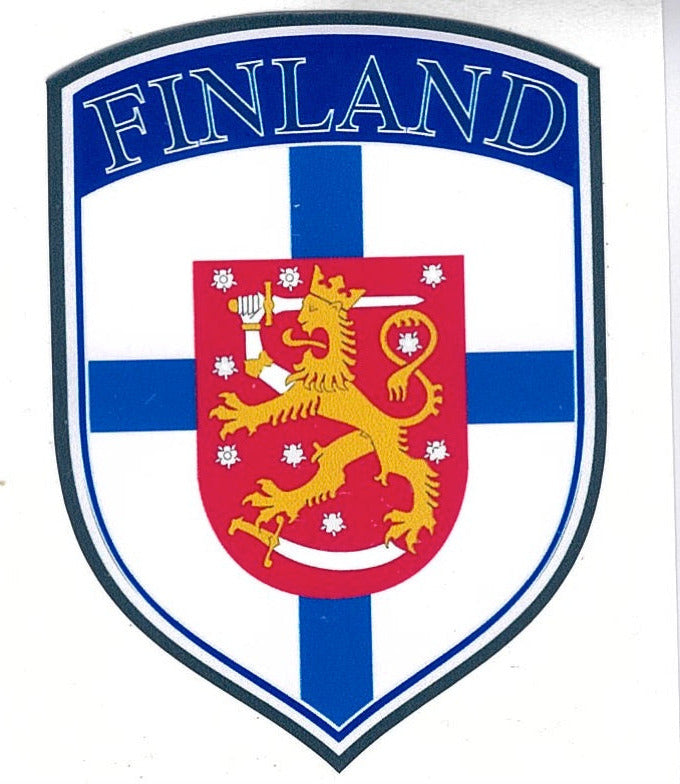 Finland Crest & Flag Decal
