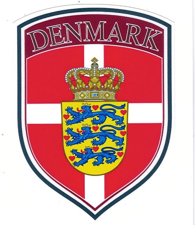 Denmark Crest & Flag Decal