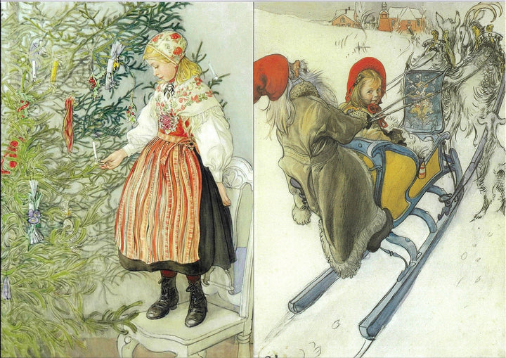 Boxed cards, Carl Larsson assortment