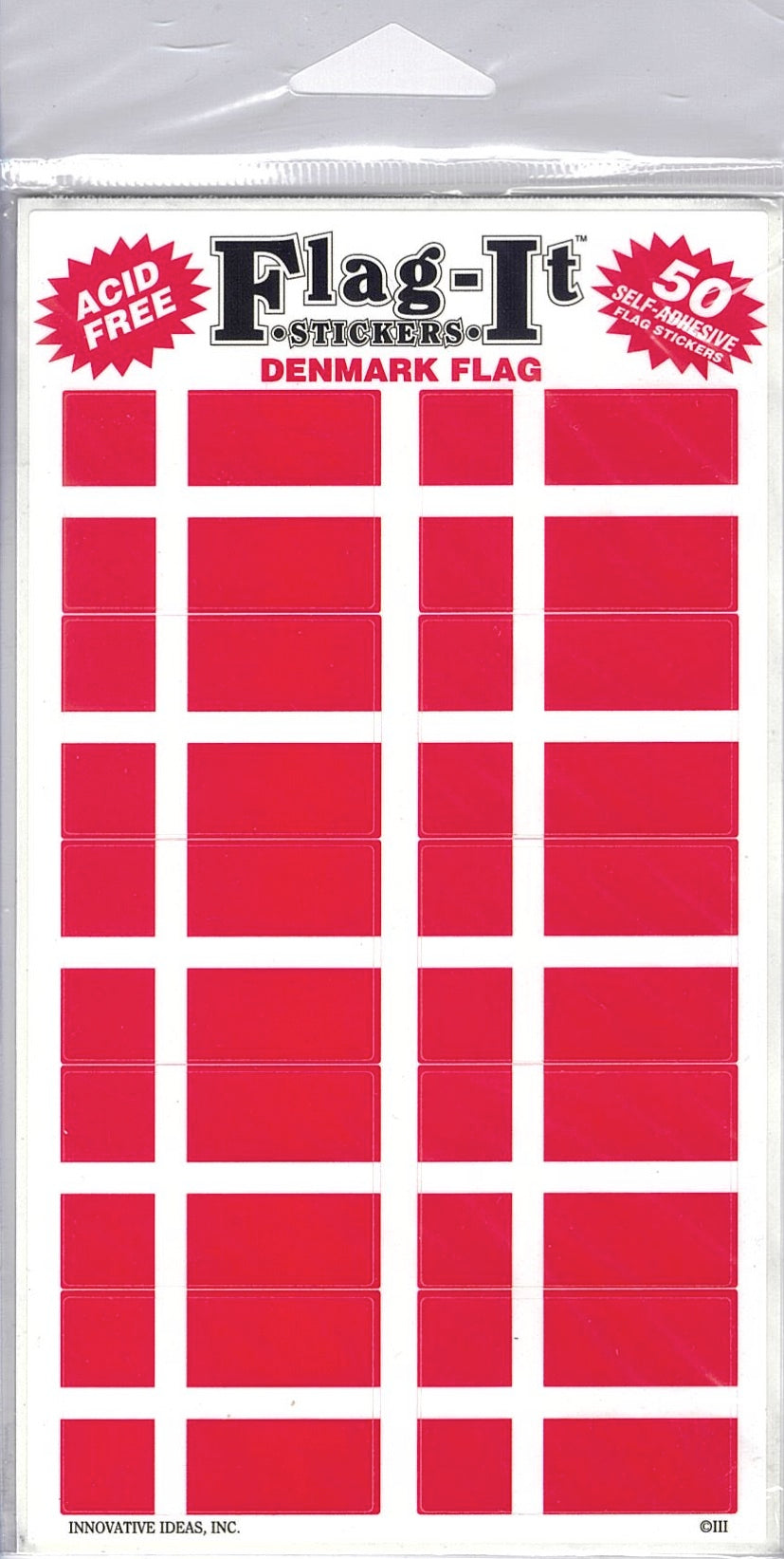 Denmark Flag Stickers