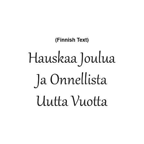 Finnish Christmas Cards Gnome Skaters Pkg of 6