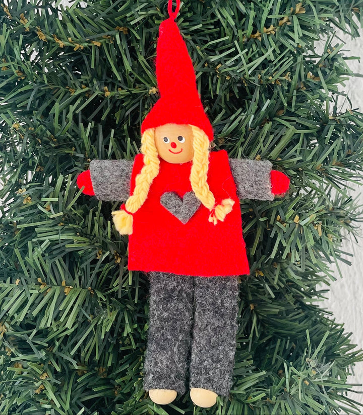 Handmade Tomte Gnome Ornament