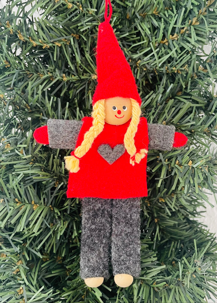 Handmade Tomte Gnome Ornament