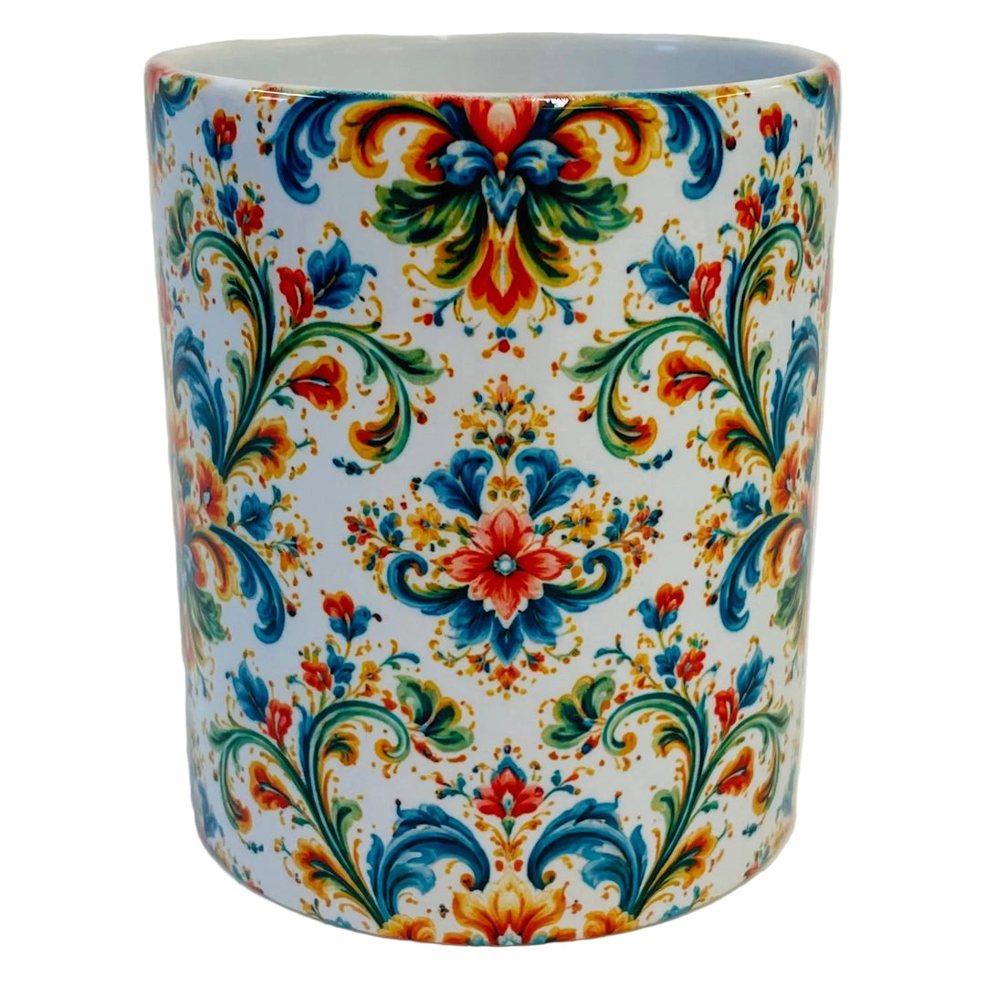Rosemaling Coffee Mug