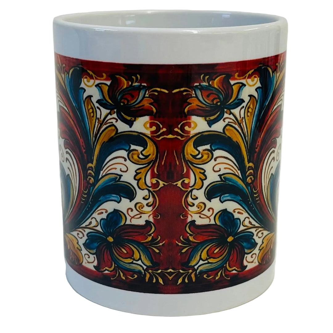 Rosemaling Coffee Mug