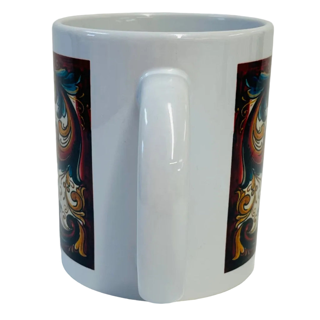 Rosemaling Coffee Mug