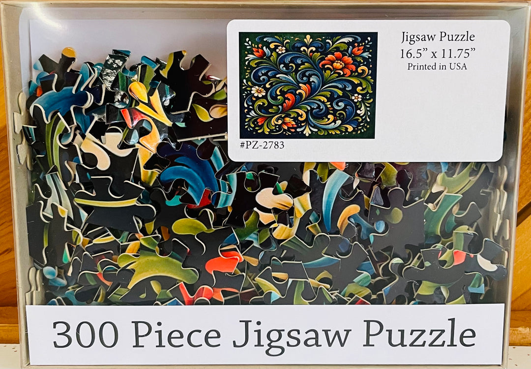 Puzzle - Rosemaling