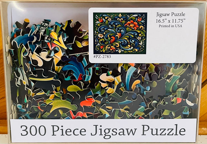 Puzzle - Rosemaling